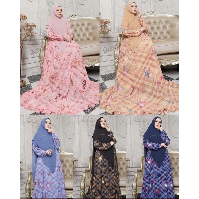 GAMIS ORIGINAL ZAZEYA syari design by.eldeena