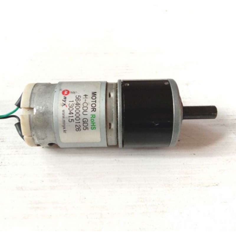 DINAMO PLES GEAR DC24V TO12V GEARBOX 240RPM