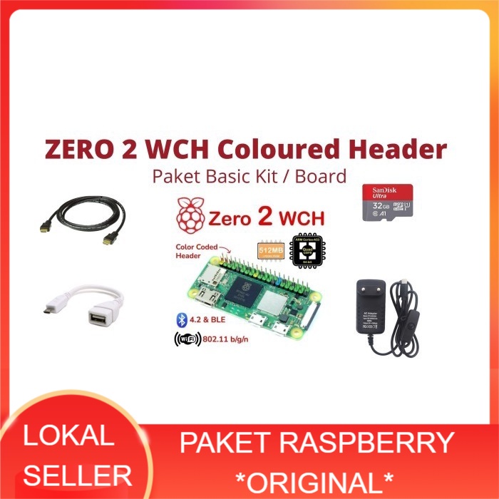 *Paket/Board* Raspberry Pi ZERO 2 W CH