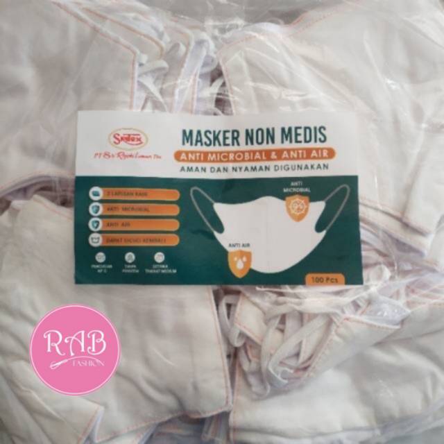 MASKER ASLI SRITEX ANTI AIR &amp; BAKTERI