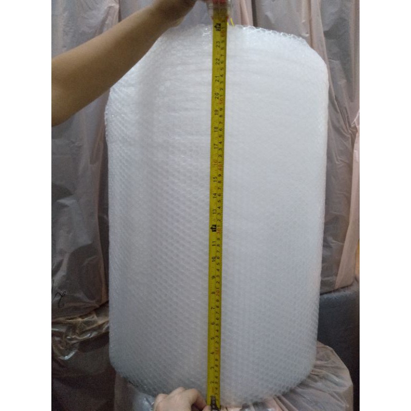 Khusus GRAB GOJEK - Bubble Wrap Roll Hitam Bening Kualitas PREMIUM SUPER TEBAL Tinggi 30cm 60cm 1.25m Panjang 50 meter