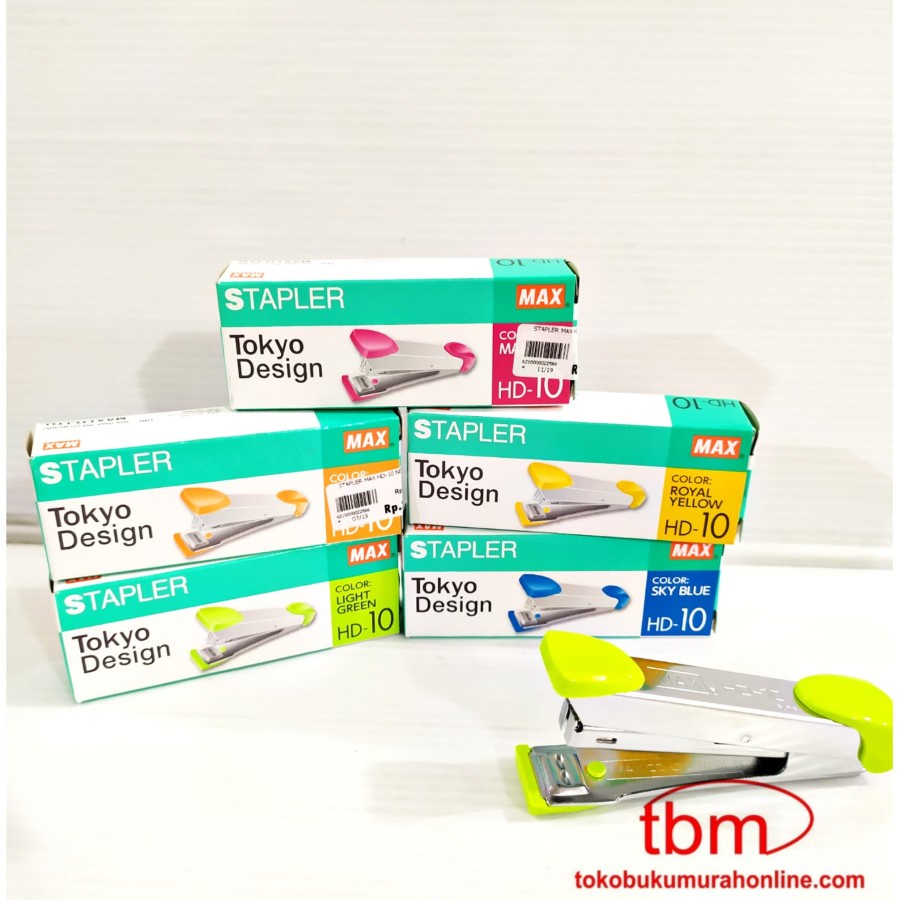 

STAPLER MAX NEON HD-10 / STAPLES MAX HD-10