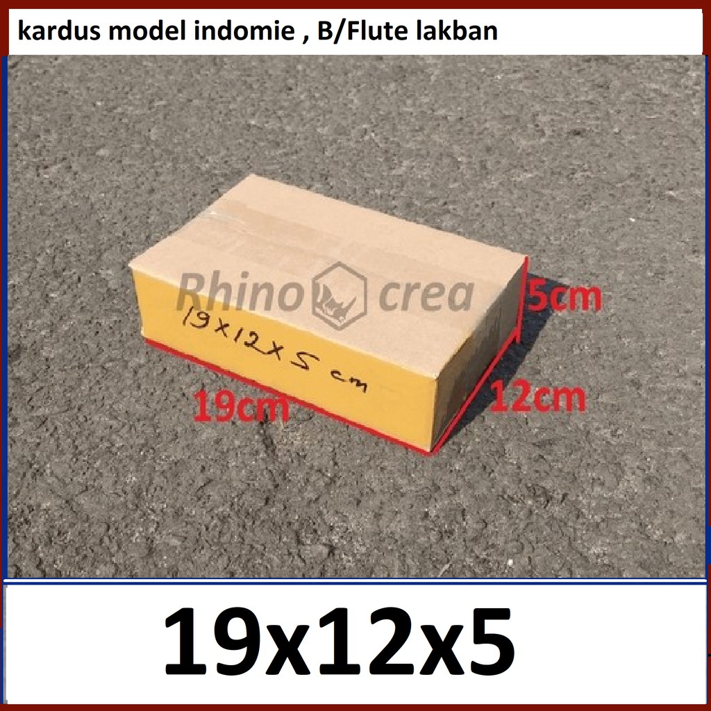 

Kardus 19x12x5 cm IND