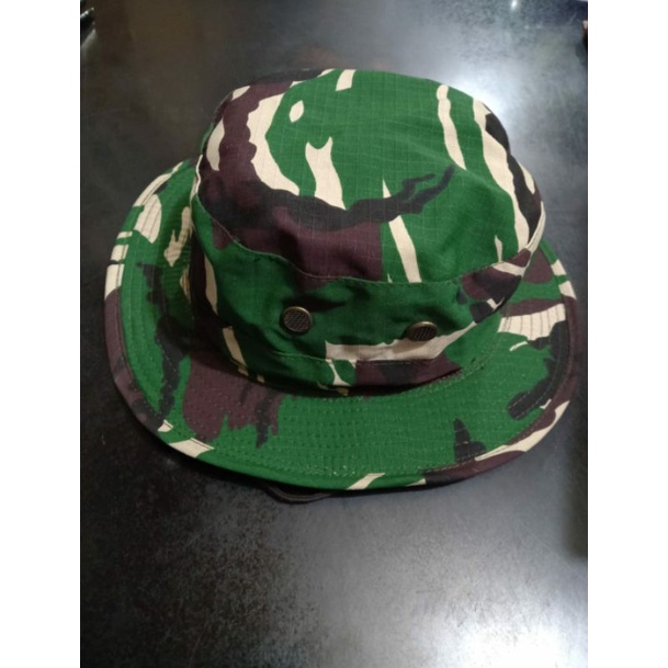 Topi Rimba Tni Lapisan Kawat/Topi Loreng Tni