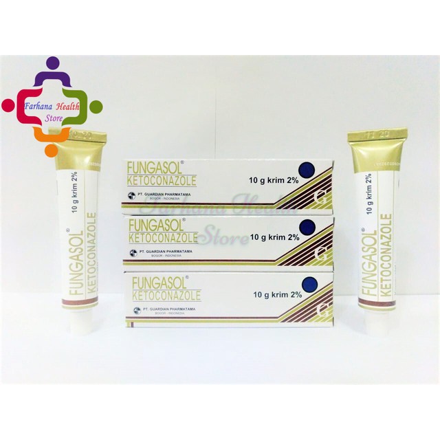 Original Fungasol Cream 10 gr 2 % / Ketoconazole Cream / Jamur Pada Kulit
