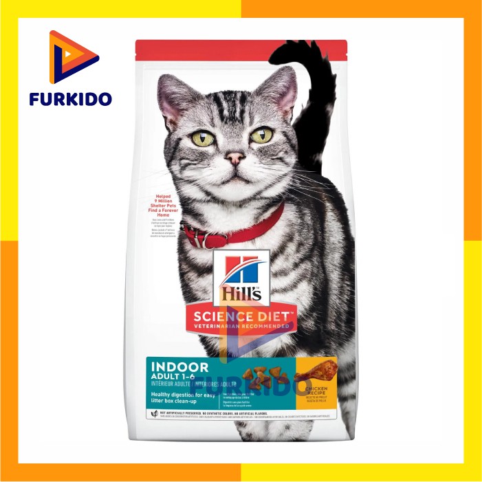 Hill's Science Diet Adult Cat Indoor Chicken 1,58 KG / Makanan Kucing