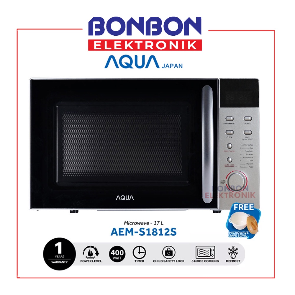 AQUA Microwave AEM-S1812S 17 Liter / AEM S1812S 400 Watt