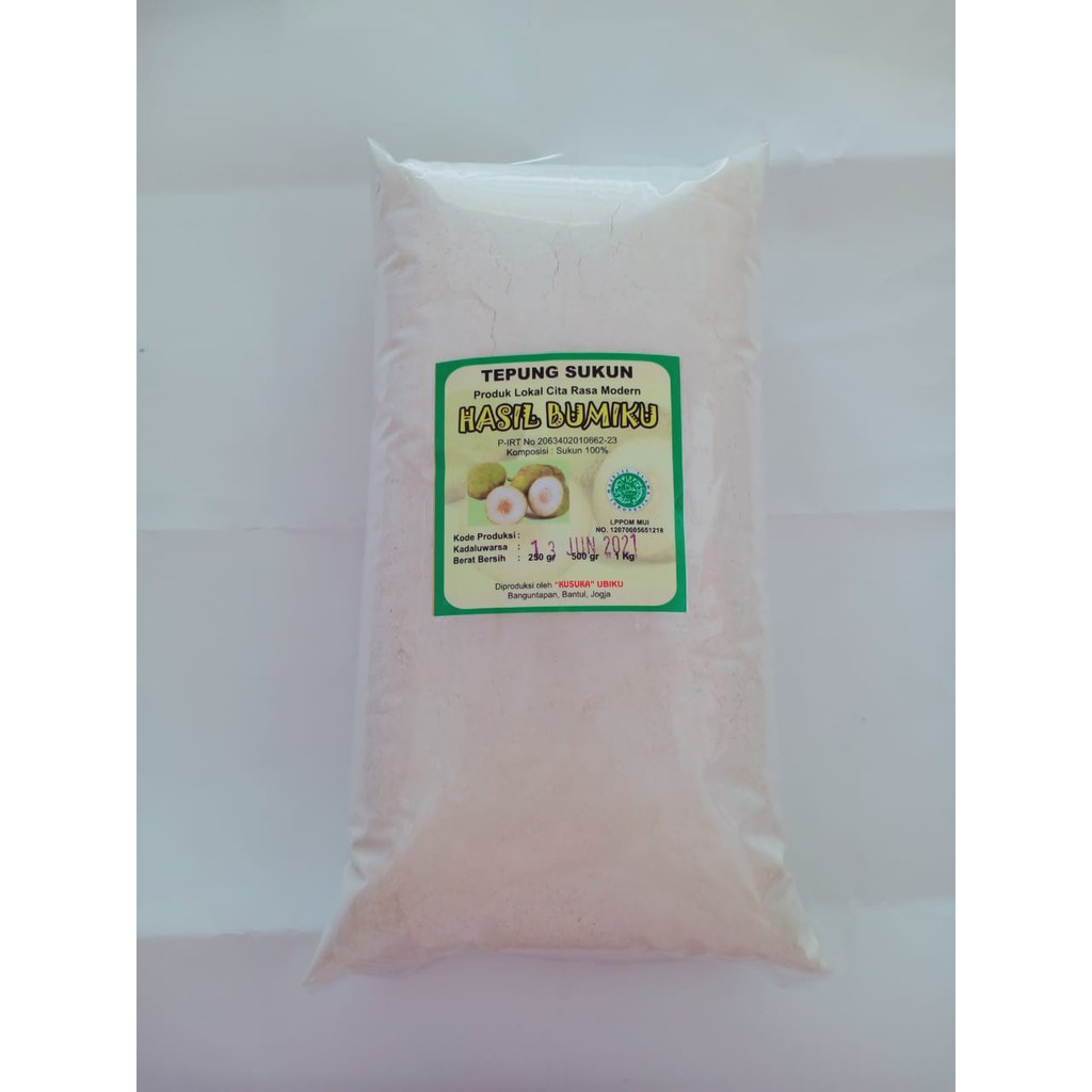 

Tepung SUKUN Organik / Breadfruit powder Organic kemasan 1 KG