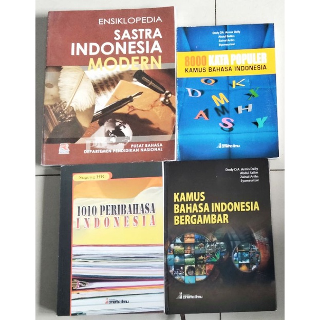 Obral Buku Bahasa Indonesia / Buku Sastra Modern / Buku Peribahasa / Original