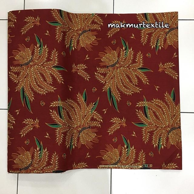 Kain batik katun Raja Ampat Batik Padi Indonesia 9003 / batik Raja Ampat