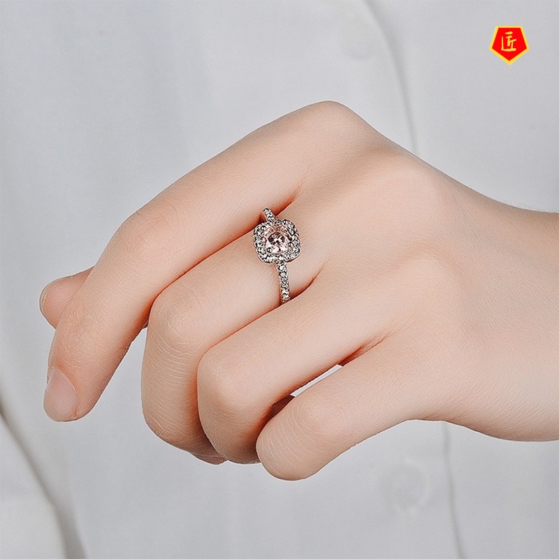 [Ready Stock]Fashion Simple Moissanite Ring