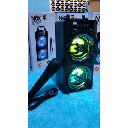 Speaker Bluetooth Karaoke Nix Nox