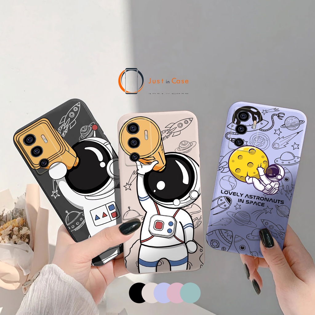 Softcase Macaron Astronaut TPU (UV09) VIVO Y21 Y21S Y21T Y21A Y33S Y33T Y20 Y12S Y20S V23E V21 V20 SE V20 Y30 Y50 Y11 Y12 Y15 Y17 Y91 Y93 Y95 Y15s Y51 Y51A V17 V19 S1 S1 PRO Z1 PRO V15 V11 Y91C Y53S LUCU CUTE