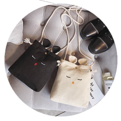 tas selempang kelinci korea cute rabbit mini sling bag korea (3H4) bta339