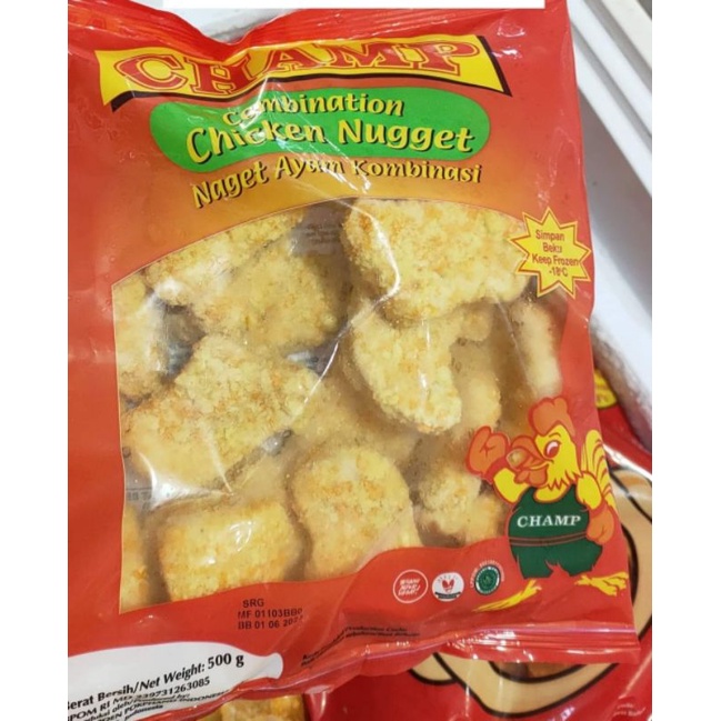 

champ nugget kombinasi 500g