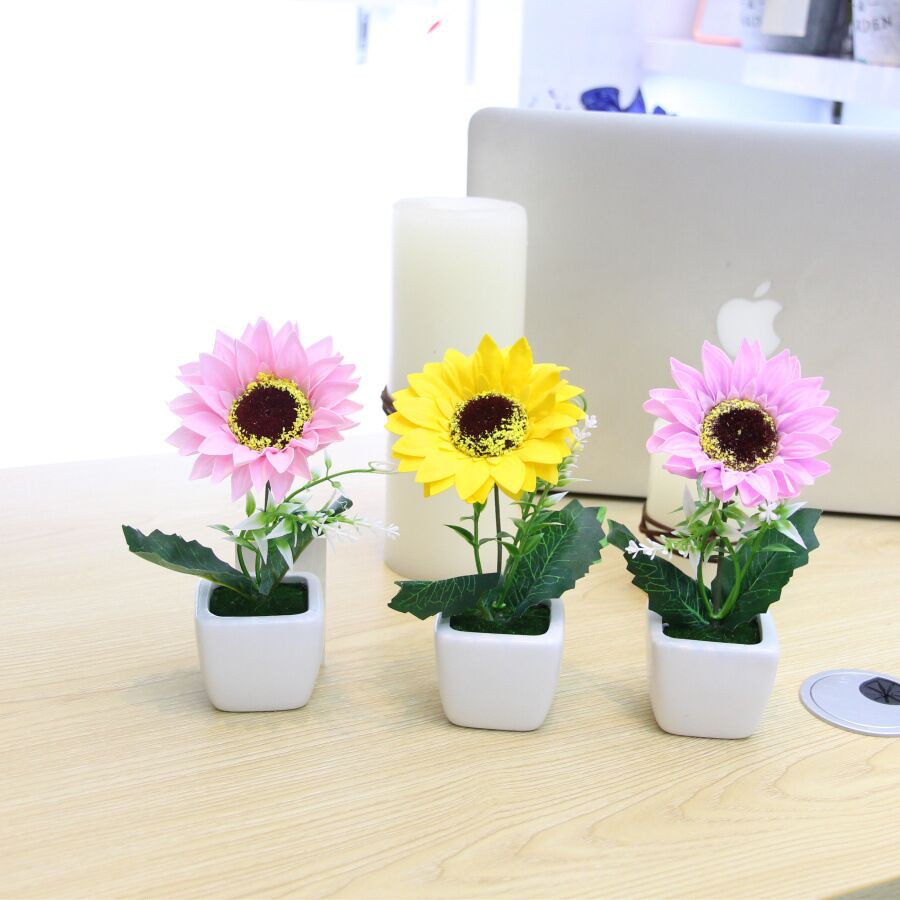 AM316 Bunga Matahari Plastik / Bunga Plastik Artificial-1