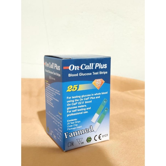 Refill Isi Ulang Strip Stik Glucose Gula darah On Call Plus /Ez /EZ II
