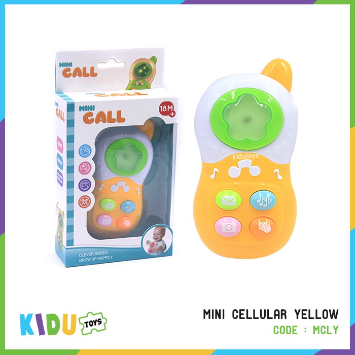 Mainan Anak Call Hp Bayi Mini Cellular Kidu Toys