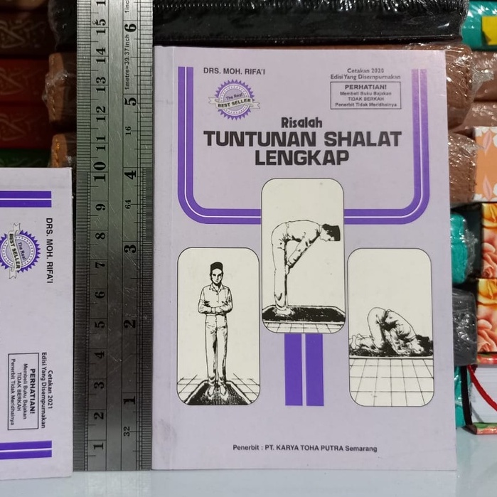 Buku Risalah Tuntunan Shalat Lengkap ukuran tanggung 10 x 14,5 cm HVS-Toha Putra-panduan sholat