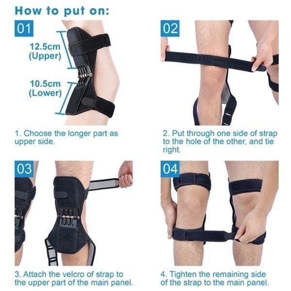 Knee Booster Support / Knee Brace / Knee Support / Deker Lutut / Knee Decker / Penyangga Lutut