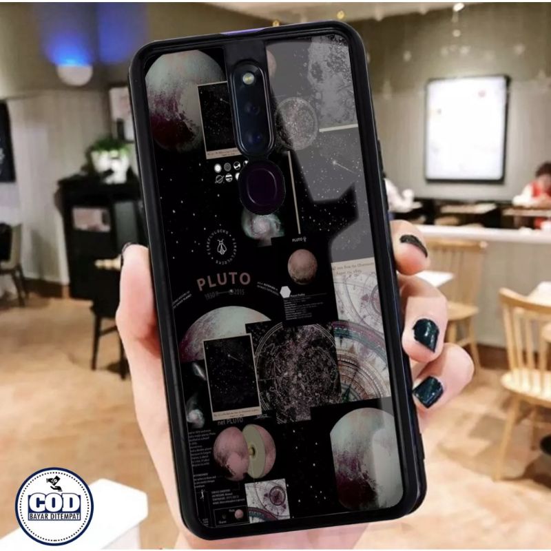 ubluk store case custom Oppo F11 , F11 pro motif Aesthetic art keren