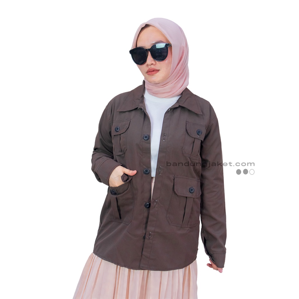 ADAM JAKET COKLAT || JAKET SEMI PARKA || JAKET PRIA DAN WANITA MASA KINI