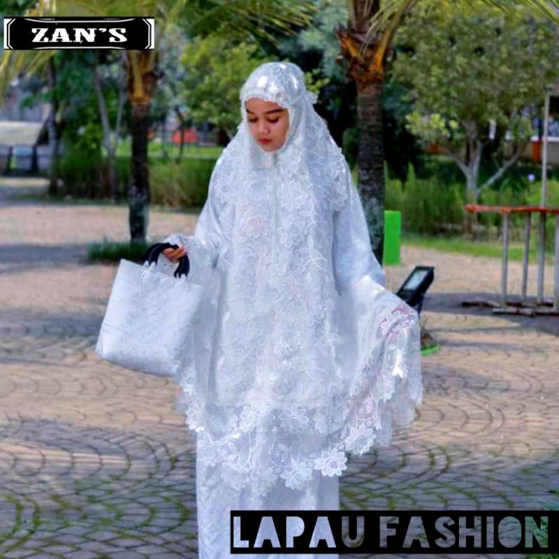 BISA COD MUKENAH SUTRA PARIS PRADA ORIGINAL/MUKENAH MEWAH/MUKENAH DEWASA BAHAN SUTRA