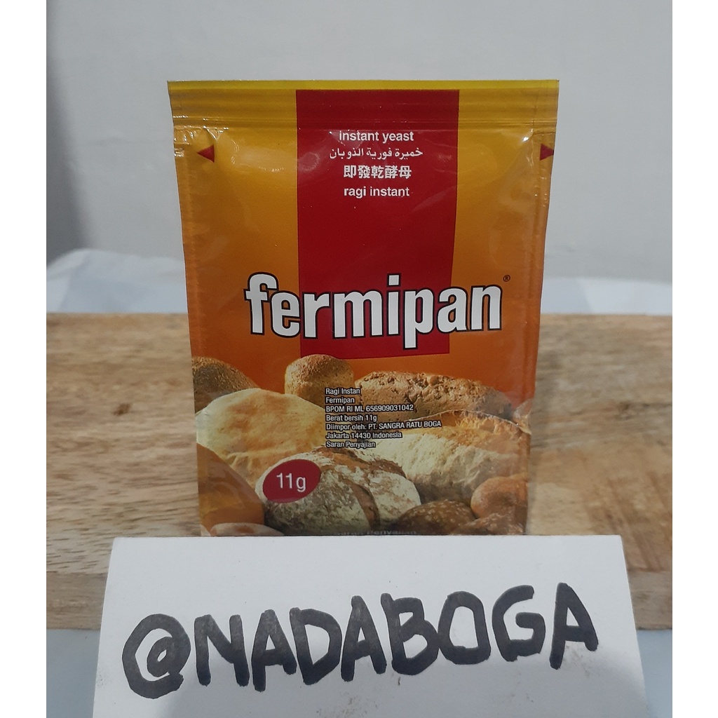 Fermipan Ragi Instan 11g – Ragi Roti Instan untuk Baking