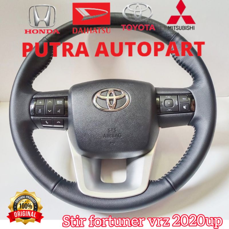 stir setir fortuner vrz black wood 2020up original