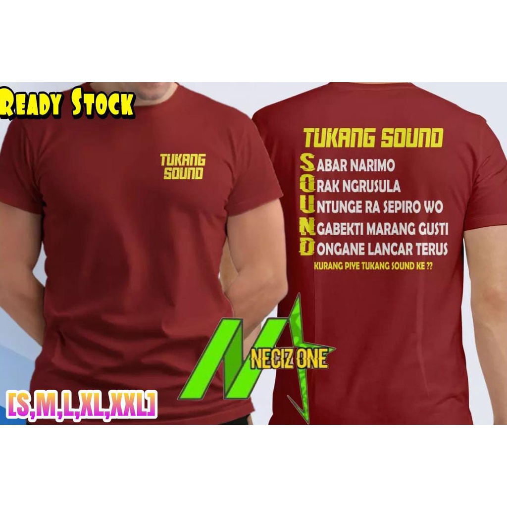 KAOS  KEREN SOUND SYSTEM SABLON TULISAN TUKANG SOUND BAHAN KATUN