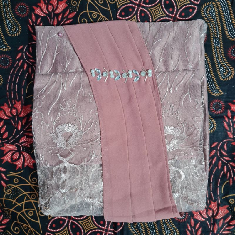 SHOPASHOP SOLO Batik Kebaya Couple Denira Payet ceruty-Rose