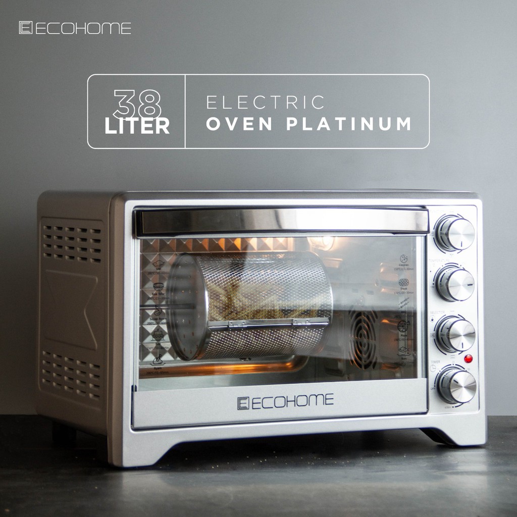 ECOHOME Oven Listrik ECOHOME Electric Oven Platinum EOP-888 - 38 Liter