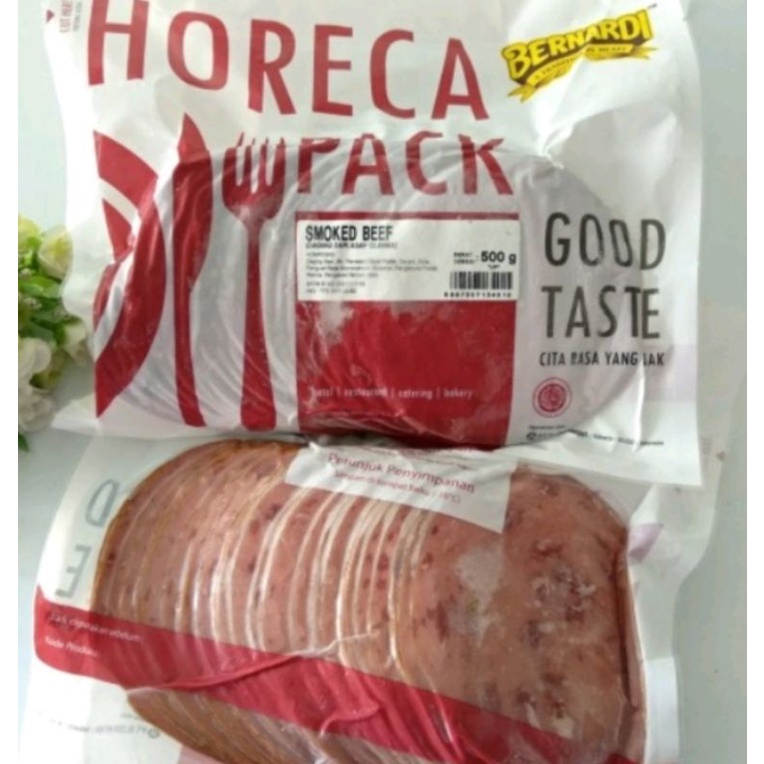 

smoked beef benardi horeca pack bulat 500gr