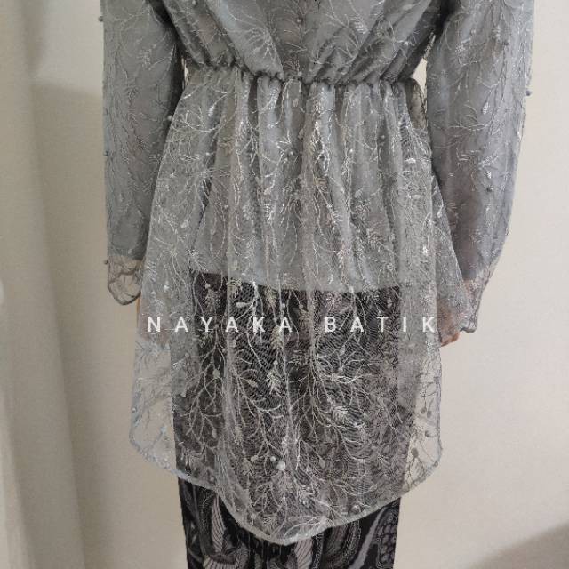 Promo Termurah Ada Anak. Batik Kebaya Couple Qeona Brocade Free Selendang