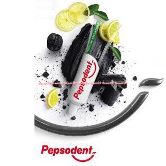 Pepsodent Complet 8 Charcoal Whitening 160gr Pasta Gigi Odol Carcoal Warna Hitam Pepsoden Memutihkan Gigi Arang