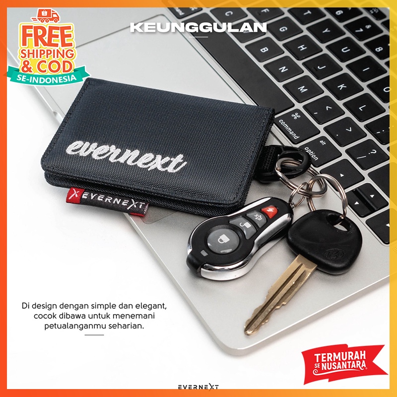 Key Wallet Gantungan Kunci Mobil Kemdaraan STNK Kartu Case Holder Kunci