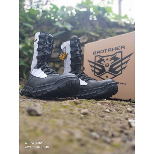 Sepatu Pdl Provost New Ninja Tni Kulit Asli Anti Air Pakai Resleting Merk Brotrher Murah