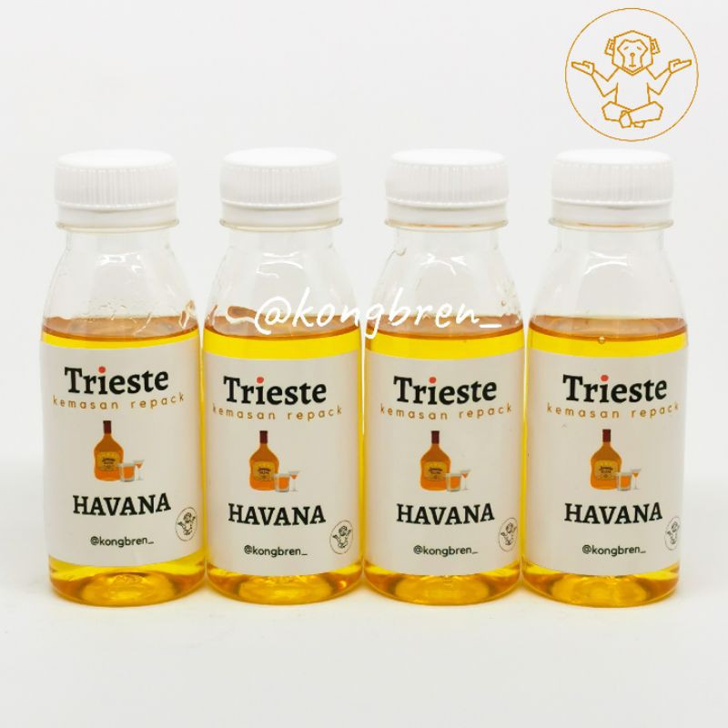 Sirup Rum Havana Trieste 100 ml - Trieste Syrup Rum Havana 100ml