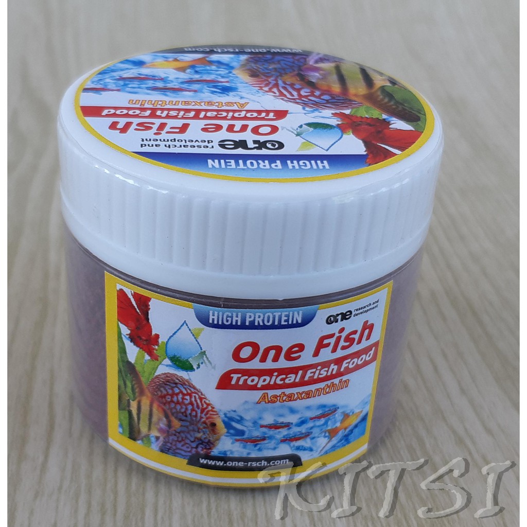 Makanan ikan ONE FISH TROPIKAL pakan pelet ikan Hias kecil