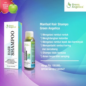 Green Angelica Hair Shampoo PENYUBUR ANTI RONTOK