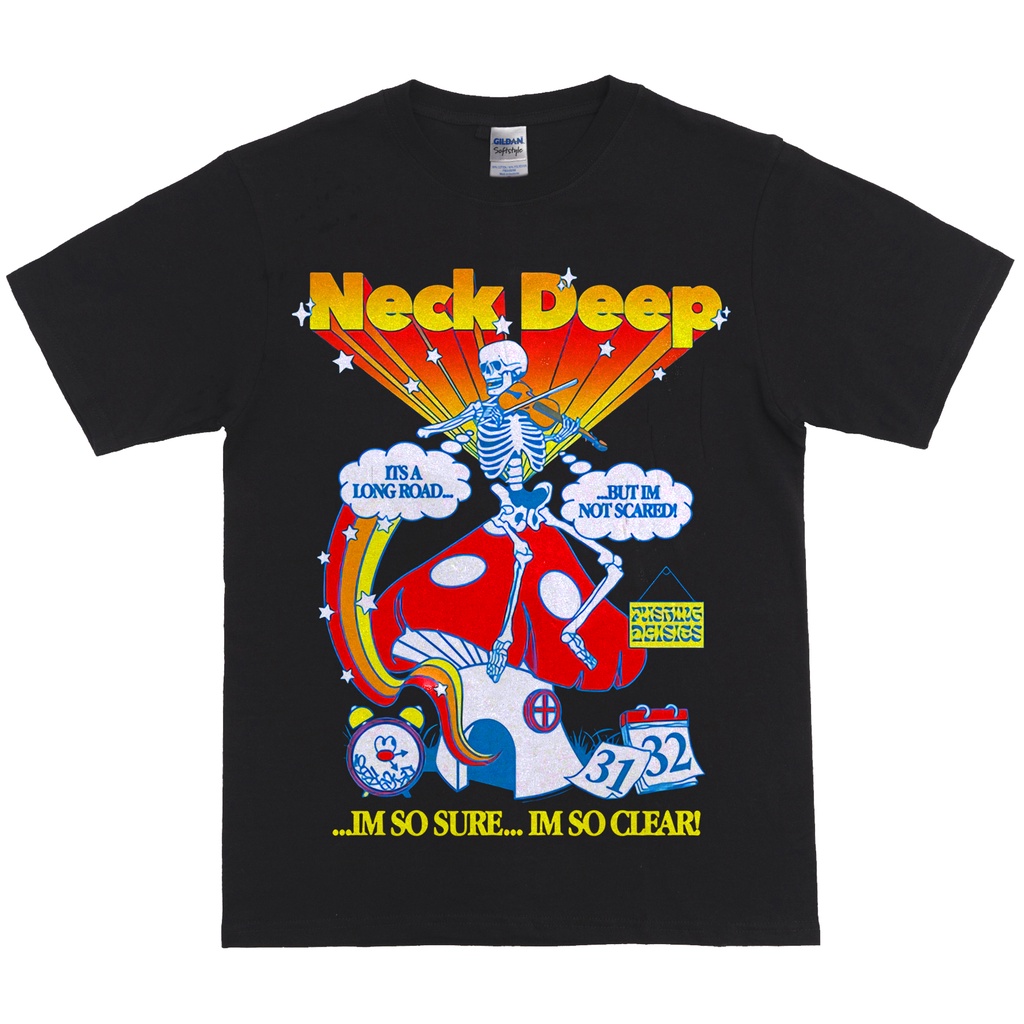 Kaos Band NECK DEEP Tshirt Band Merchandise Pop Punk