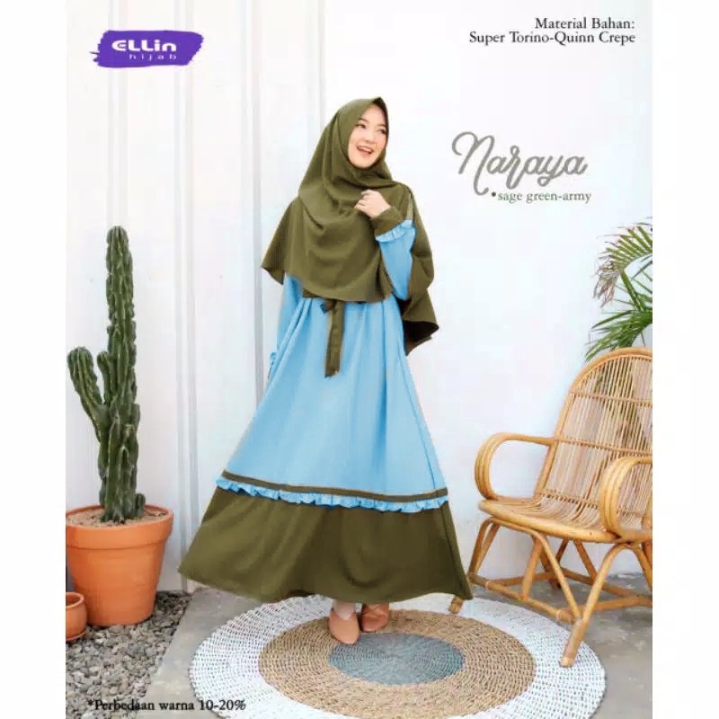 (COD)  NARAYA GAMIS/GAMIS AJA/Gamis Termurah / gamis Moscrape Premium/GAMIS TERMURAH/Prita Maxi maxy