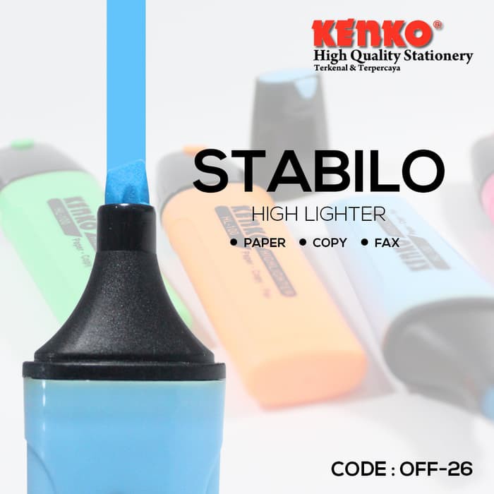 

Obral Murah Stabilo Kenko - OFF-26 - (Pink, Light Blue, Orange, Green, Yellow)