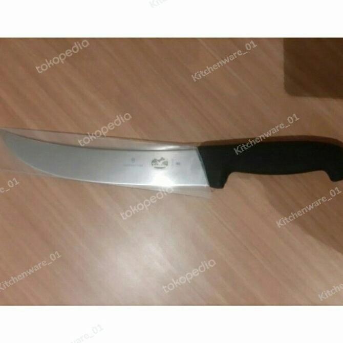 Pisau Sembelih Victorinox / Cimeter Knife Fibrox Black 25cm 5.7303.25