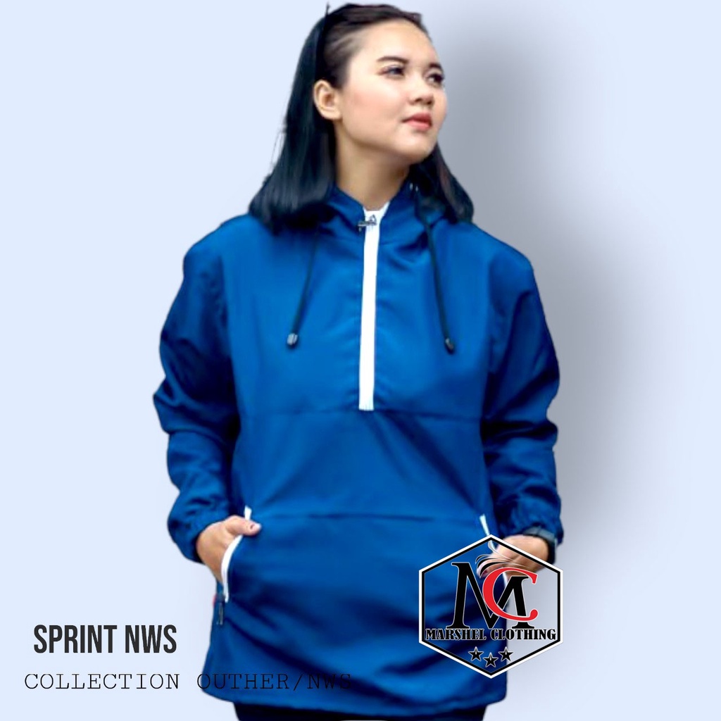 RCL - Jaket Taslan Hoodie Wanita Waterproof NWS / Jaket Taslan Outdor Wanita