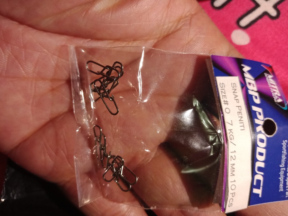 #0 Snap Peniti 7kg/12mm 10 Pcs