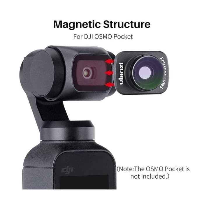 Ulanzi OP8 - DJI Osmo Pocket Fisheye Lens Converter