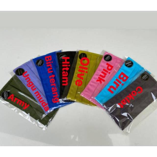 Masker Kain American Drill Premium Earloop