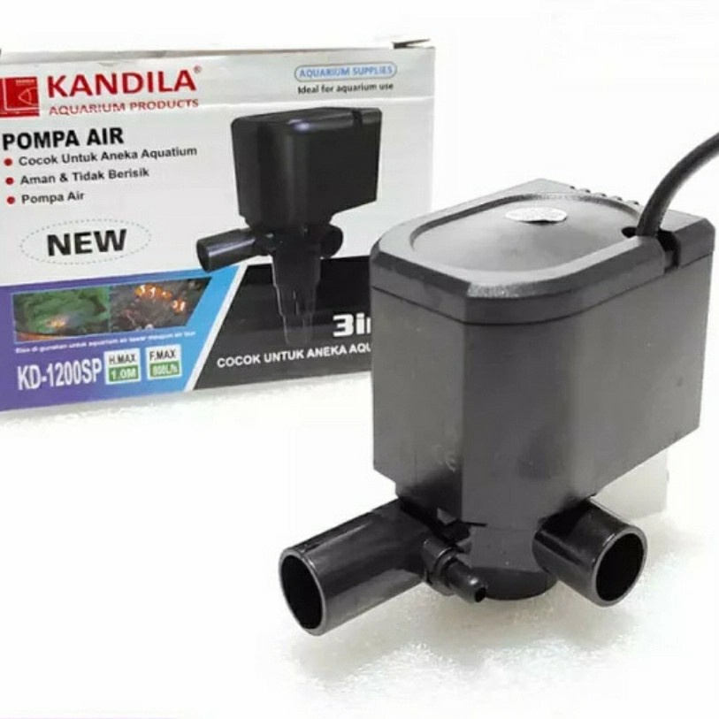 Water Pump Pompa Air Celup Power Head Aquarium Akuarium AQUAMAN WP 1200 7 Watt 1000 Liter