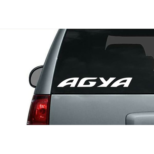 [ COD & FREE ONGKIR ] Stiker Mobil Toyota Agya - Car Decal Sticker